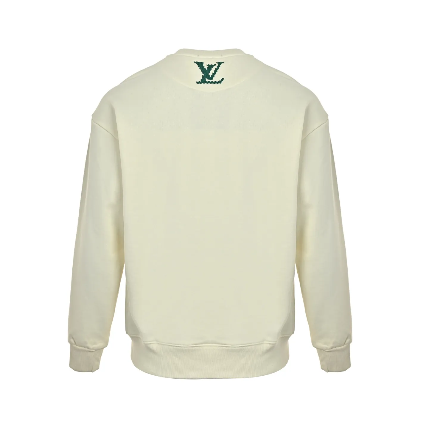 Louis Vuitton/Louis Vuitton woven letter embroidered crew neck sweatshirt